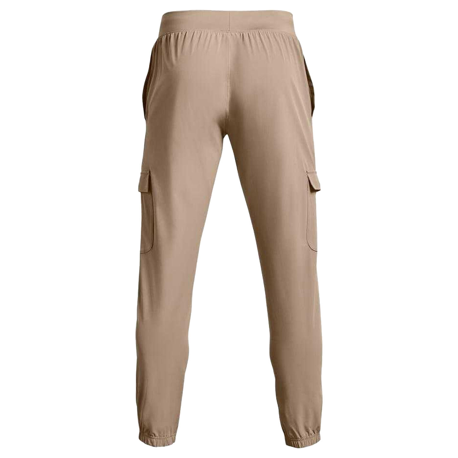 Mens Woven Cargo Trousers (Brown) 2/3