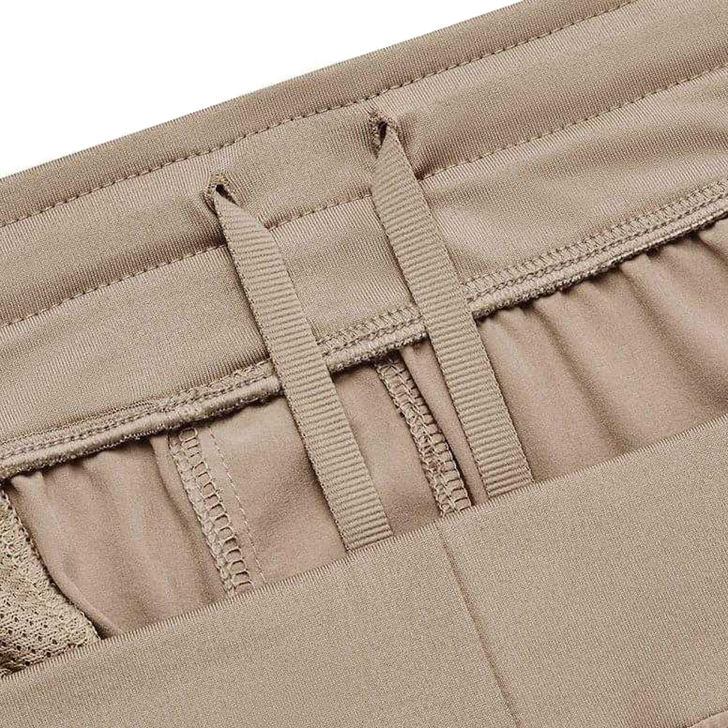 Mens Woven Cargo Trousers (Brown) 3/3