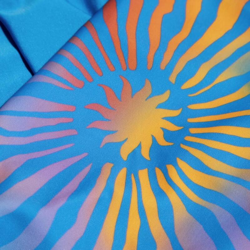 Maillot De Bain 1 Pièce Fille (Bleu / Jaune)