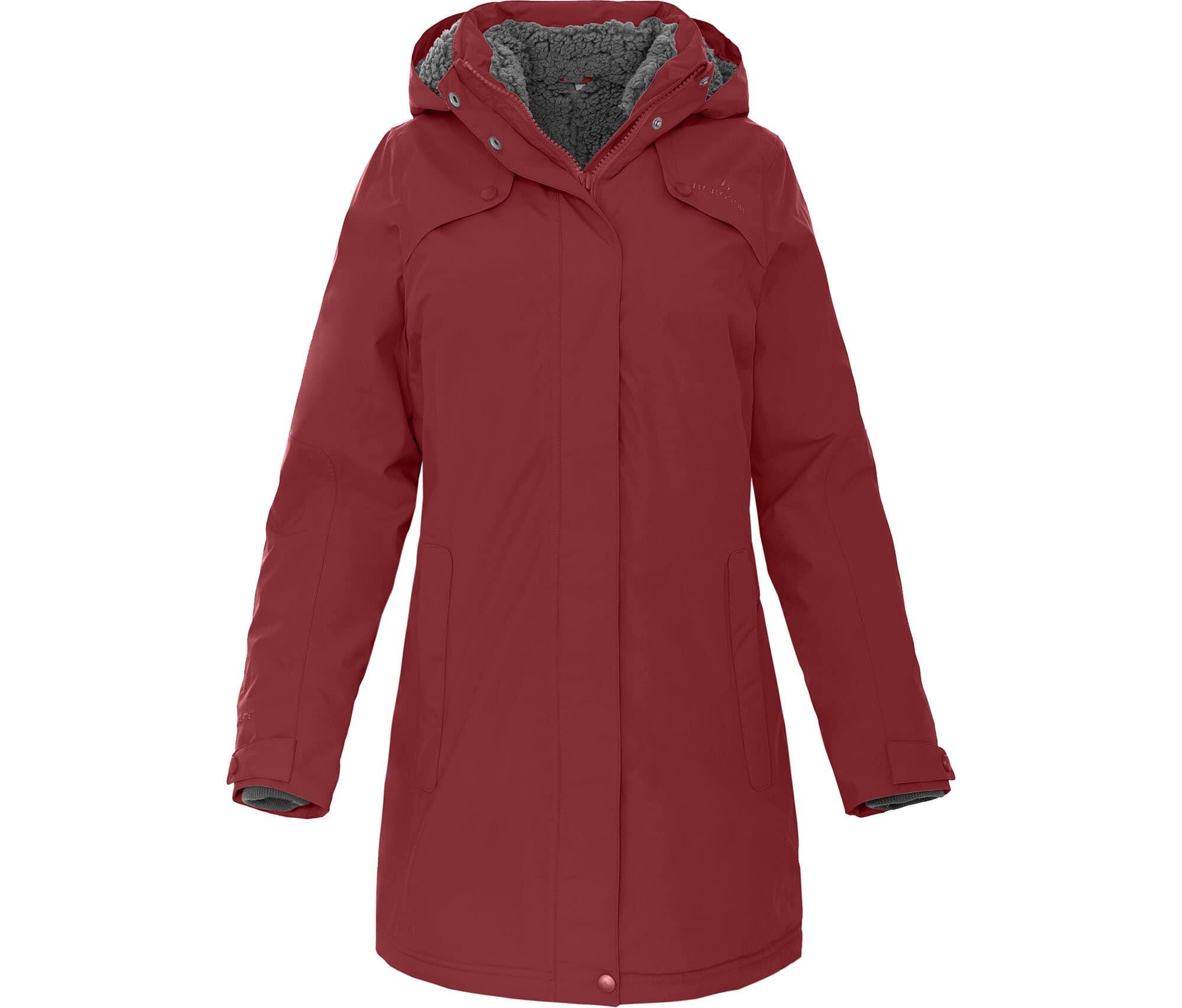 Wintermantel Teddy Futter, warm wattiert, 20000 mm Wassersäule Rot 2/7