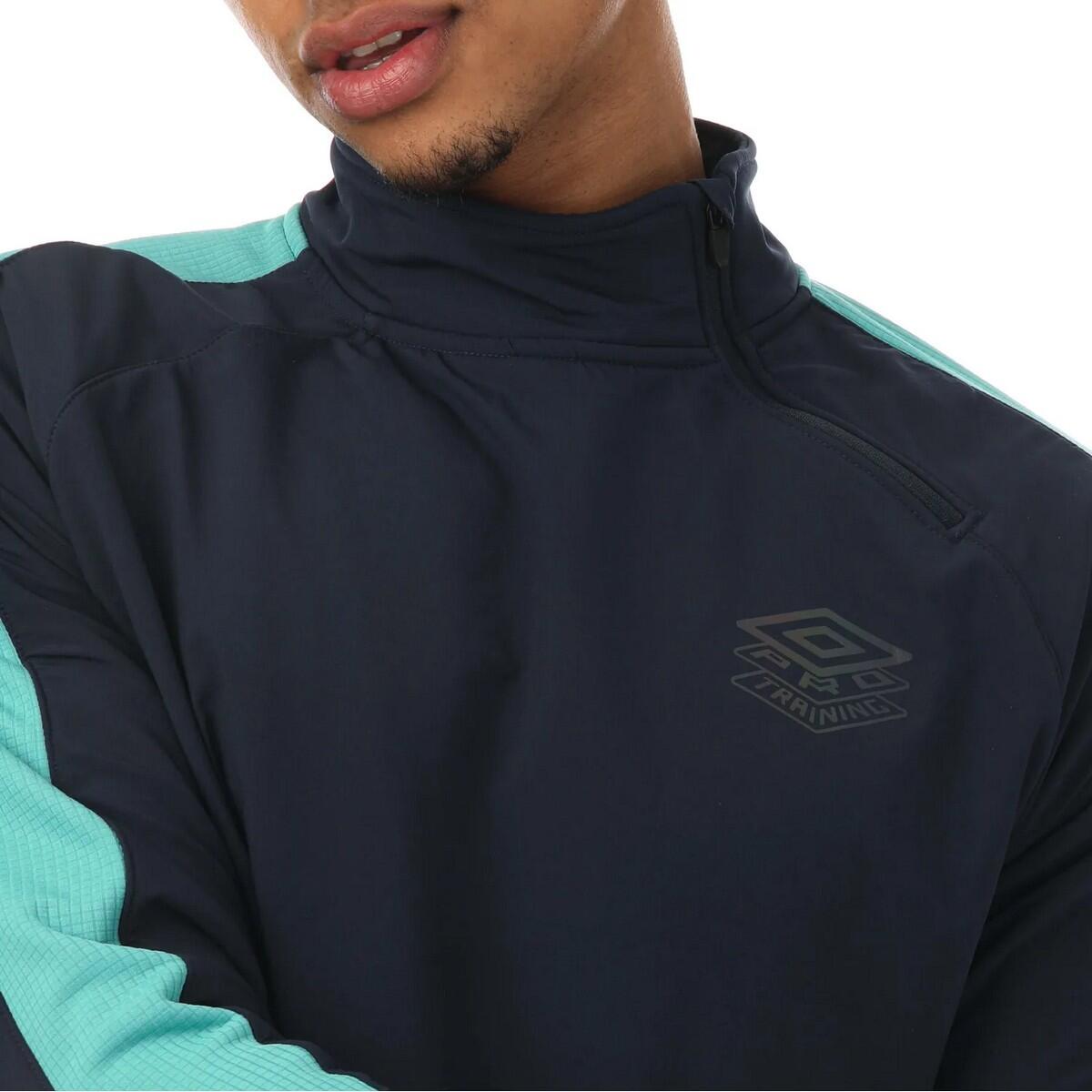 Mens Pro Training Hybrid Drill Top (Navy) 4/4
