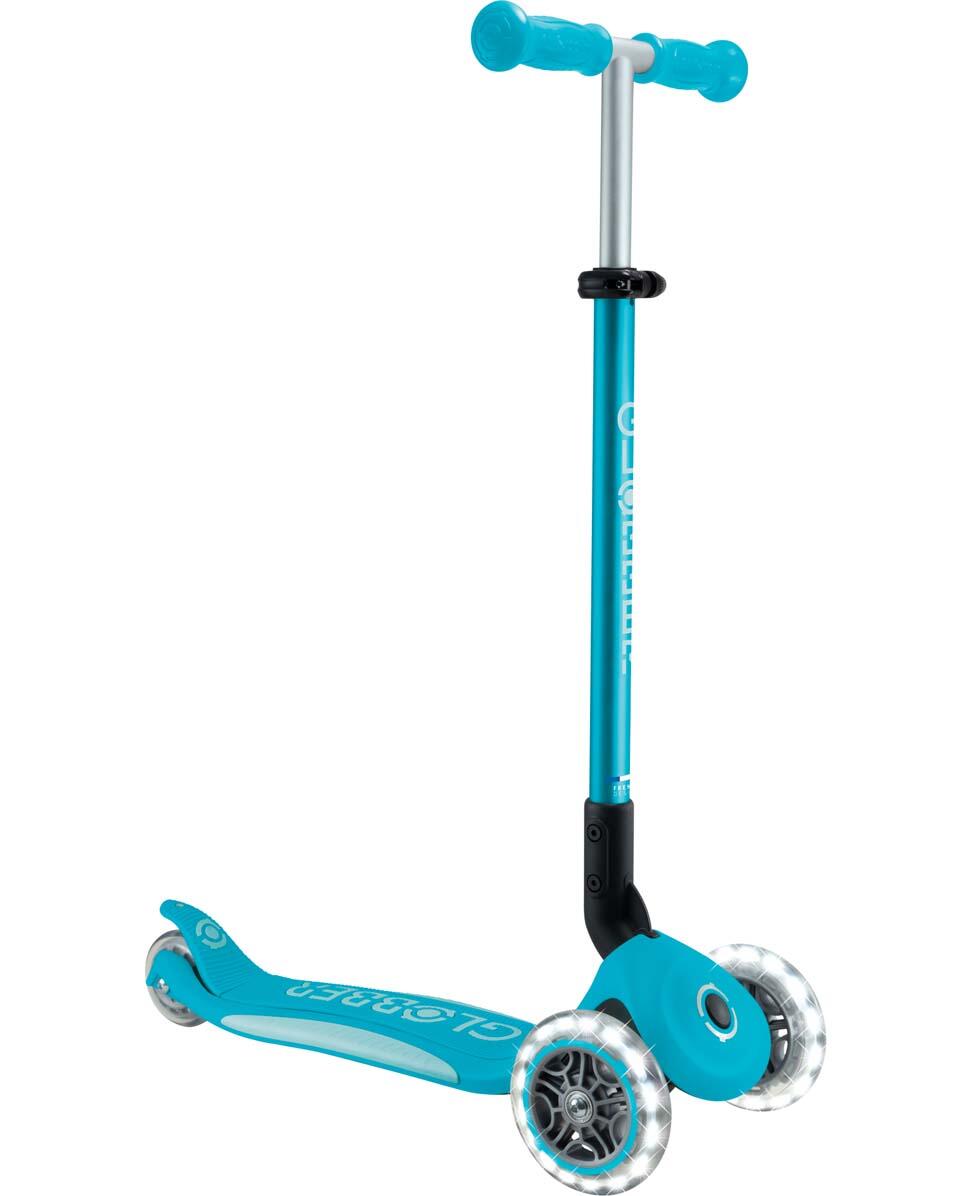GLOBBER Globber Primo Foldable Plus Lights Aqua