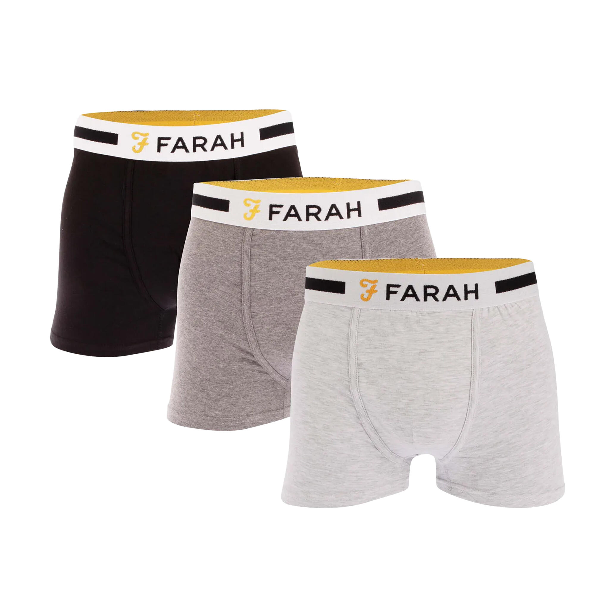Mens Yeri Boxer Shorts (Pack of 3) (Multicoloured) 1/4