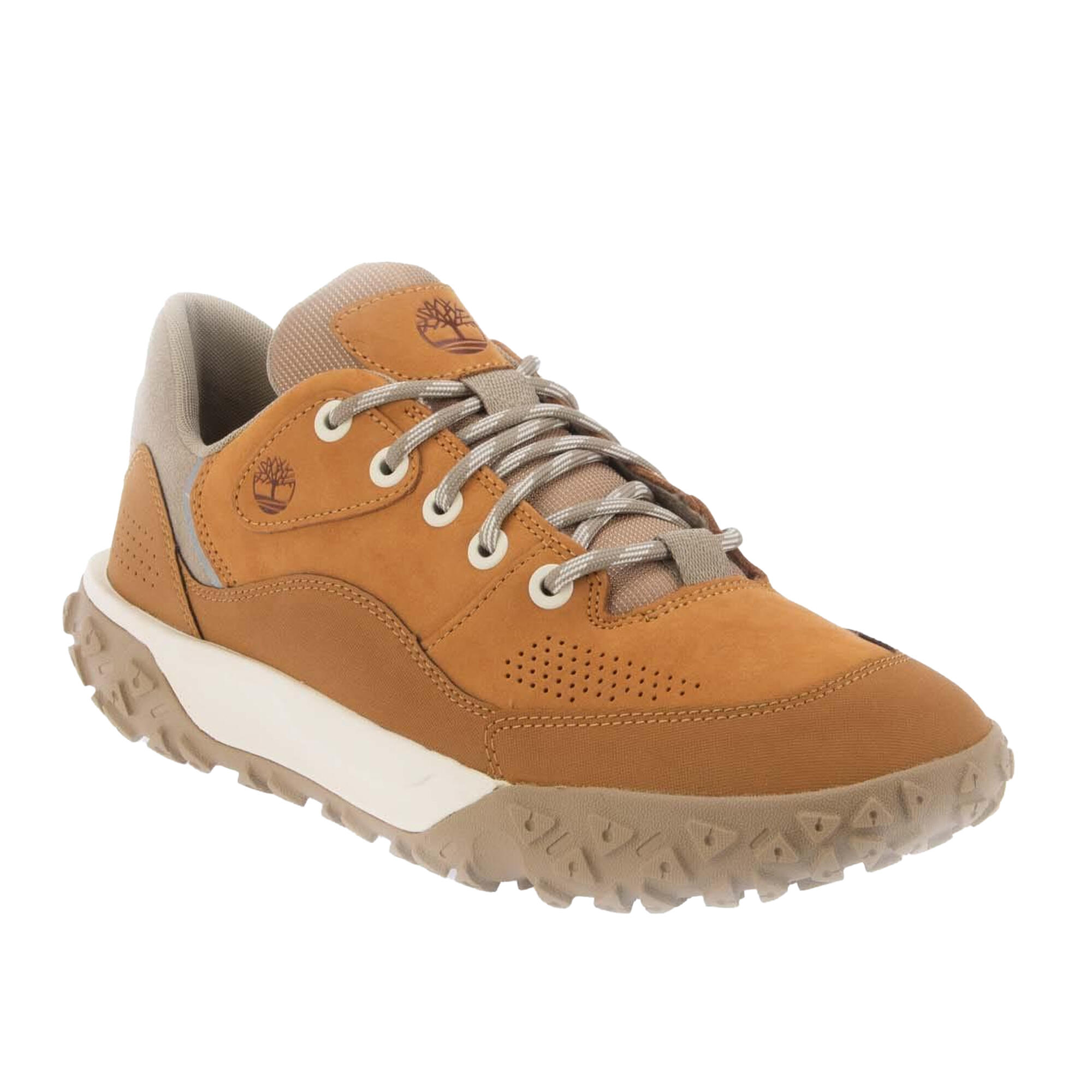 TIMBERLAND Mens Motion 6 Leather GreenStride Trainers (Wheat)