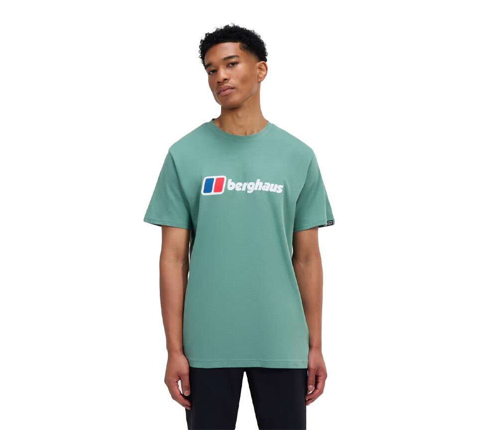 Berghaus Class XL-Logo Tee Green 3/7