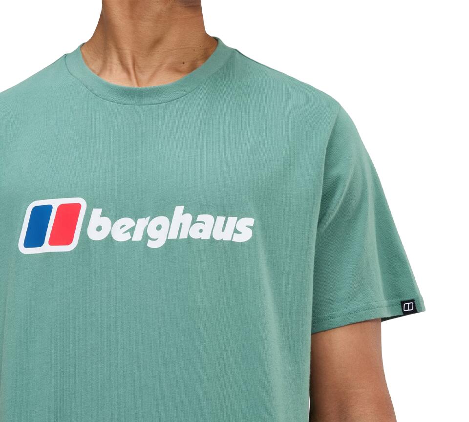 Berghaus Class XL-Logo Tee Green 7/7