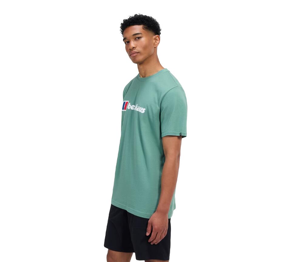 Berghaus Class XL-Logo Tee Green 5/7