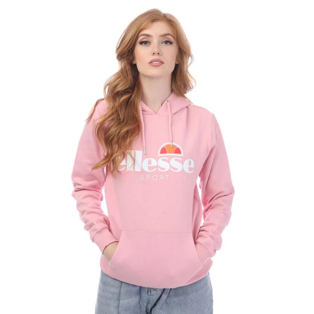 ELLESSE Womens/Ladies Memnon Hoodie (Dusky Pink)