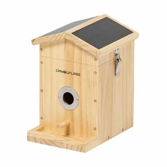 Nistkasten aus Holz mit vernetzter Kamera – CAMOUFLAGE