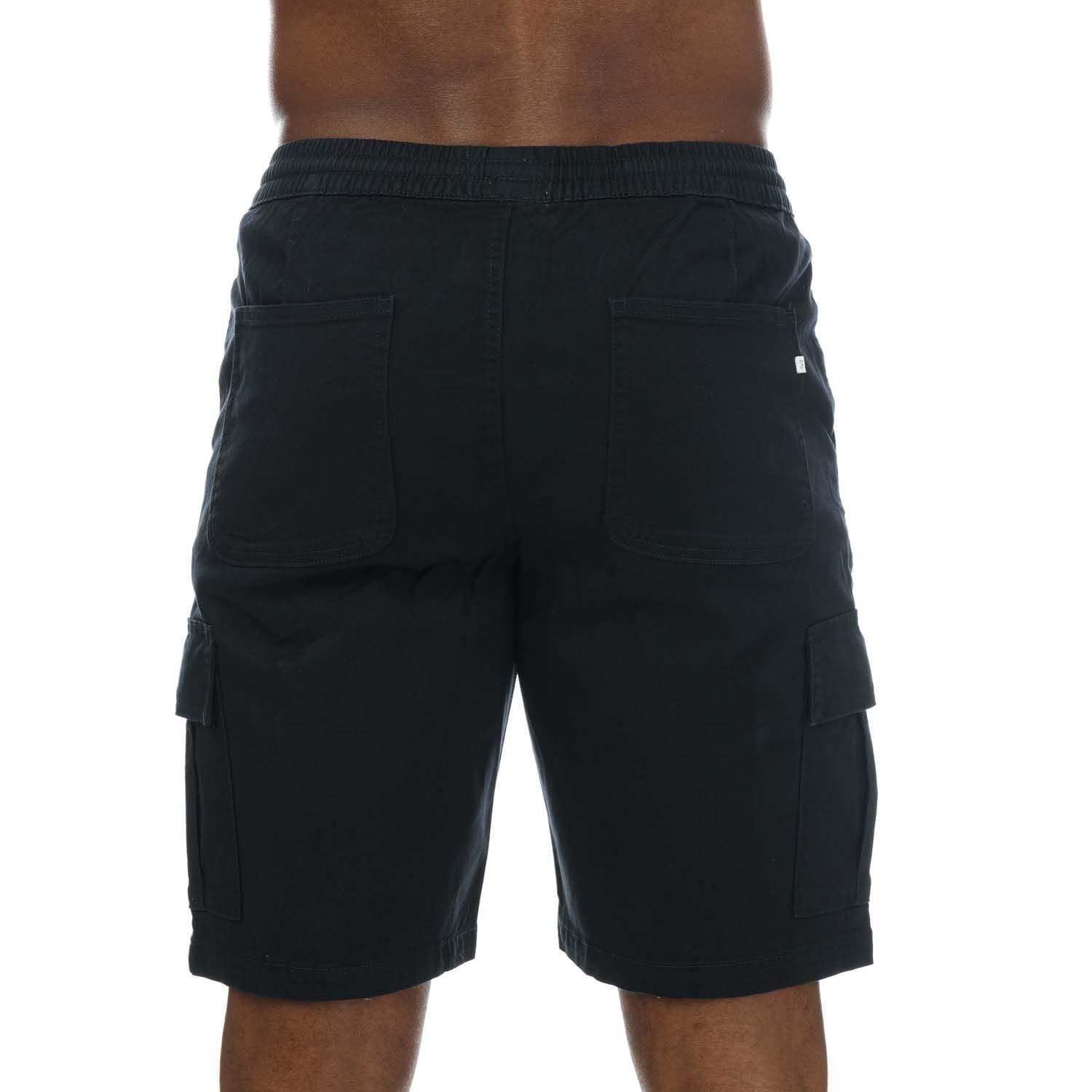 Mens Crane Cargo Shorts (Navy) 2/4