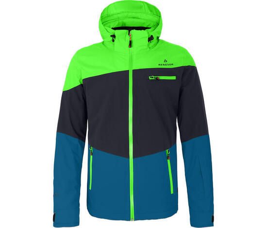 Herren Skijacke wattiert, 20000 mm Wassersäule Grün