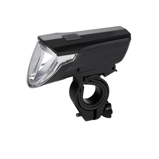 Lampka rowerowa LED Dunlop przednia 3 tryby świecenia na baterie