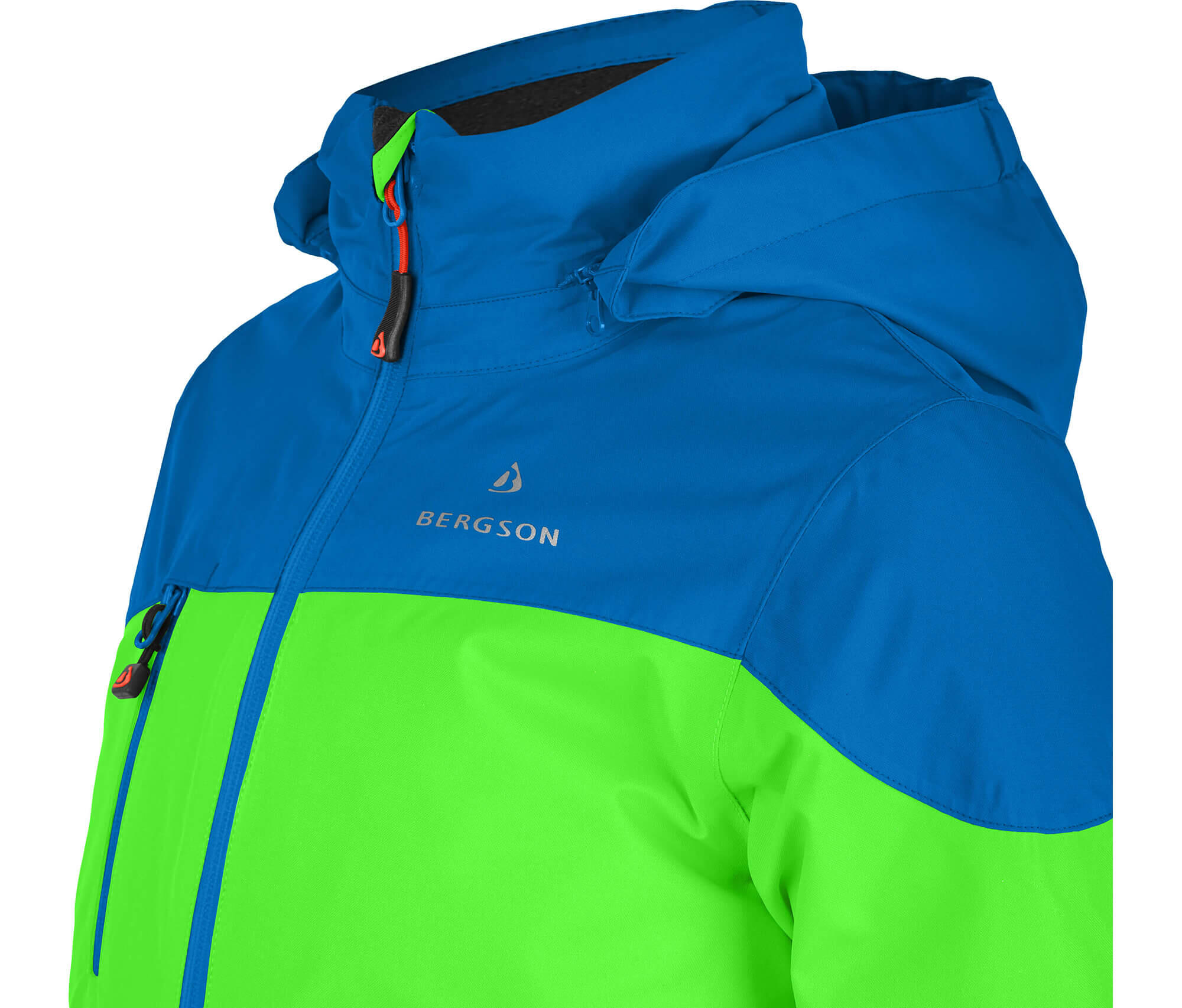Kinder Skijacke extra weit für extra viel Spaß im Schnee! Grün 4/4