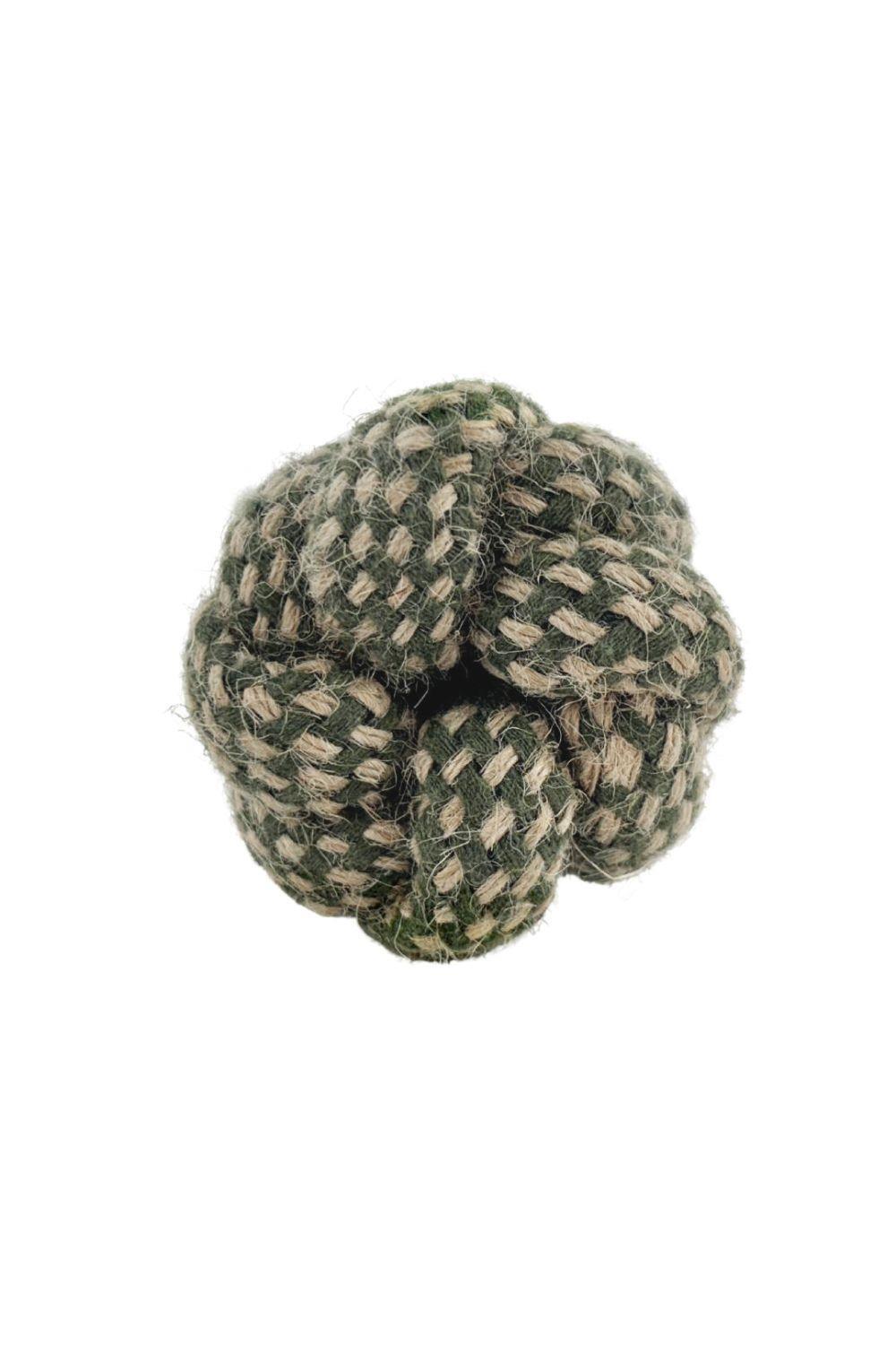 HugglePets Legacy Hemp Knotted Log Dog Toy 3/5