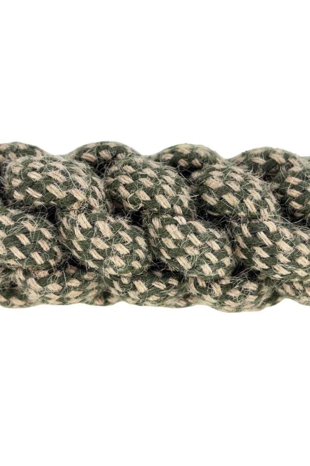 HugglePets Legacy Hemp Knotted Log Dog Toy 2/5