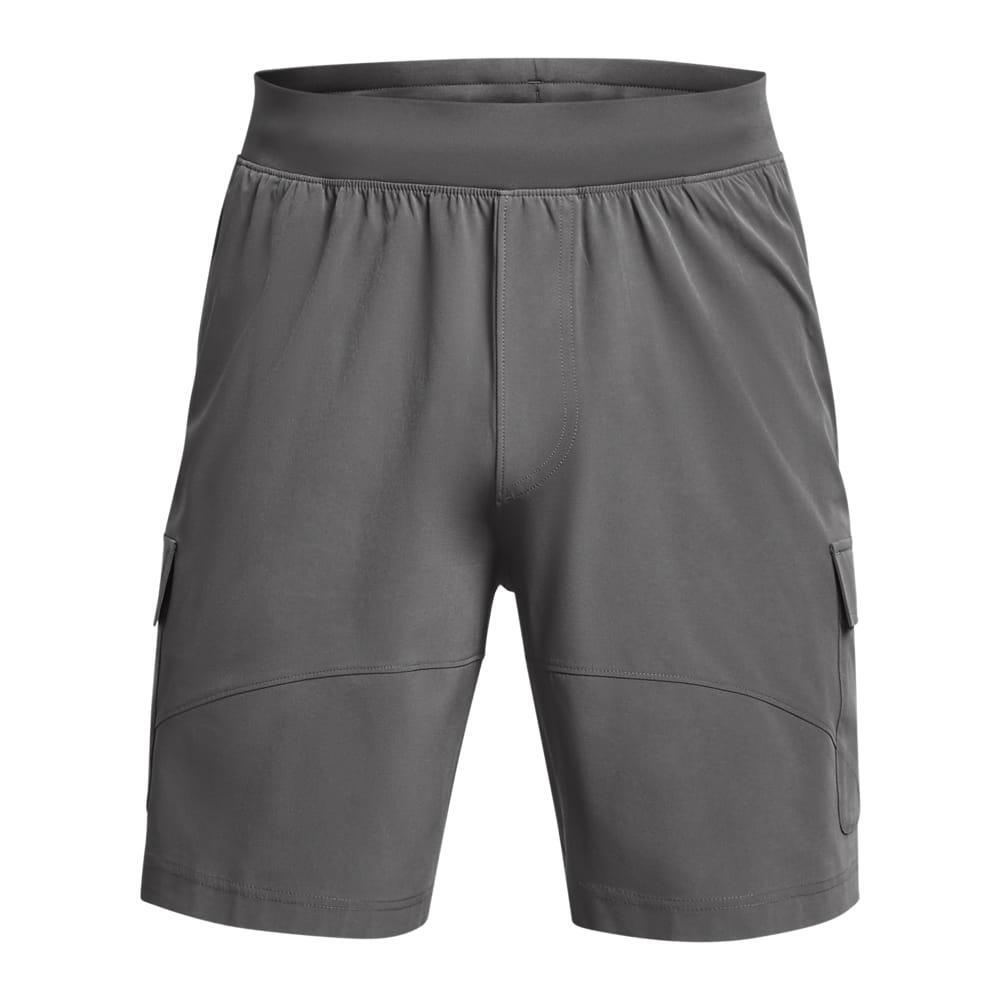 UNDER ARMOUR Mens Woven Stretch Cargo Shorts (Grey)