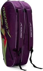 Hundred Strike Sac Badminton et Tennis (Prune Violet, Grand, 6en1)