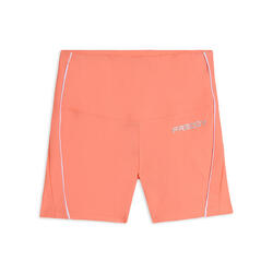 Legging short à taille haute avec rebords contrastés