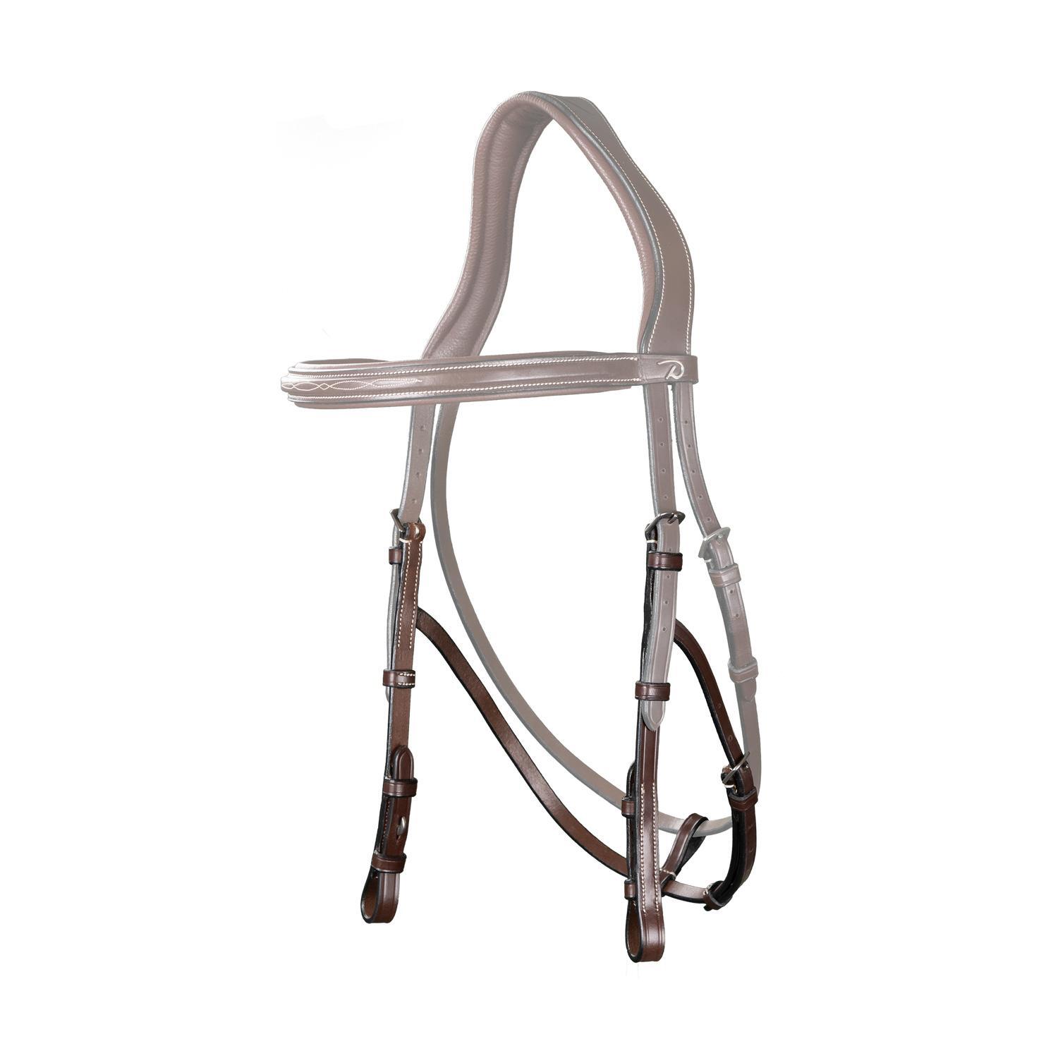 KENTUCKY HORSEWEAR Hackamore bakstukken Bruin Pony