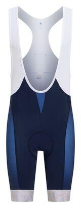 Odlo Performance Alps Bib Calzamaglia - White/Blue