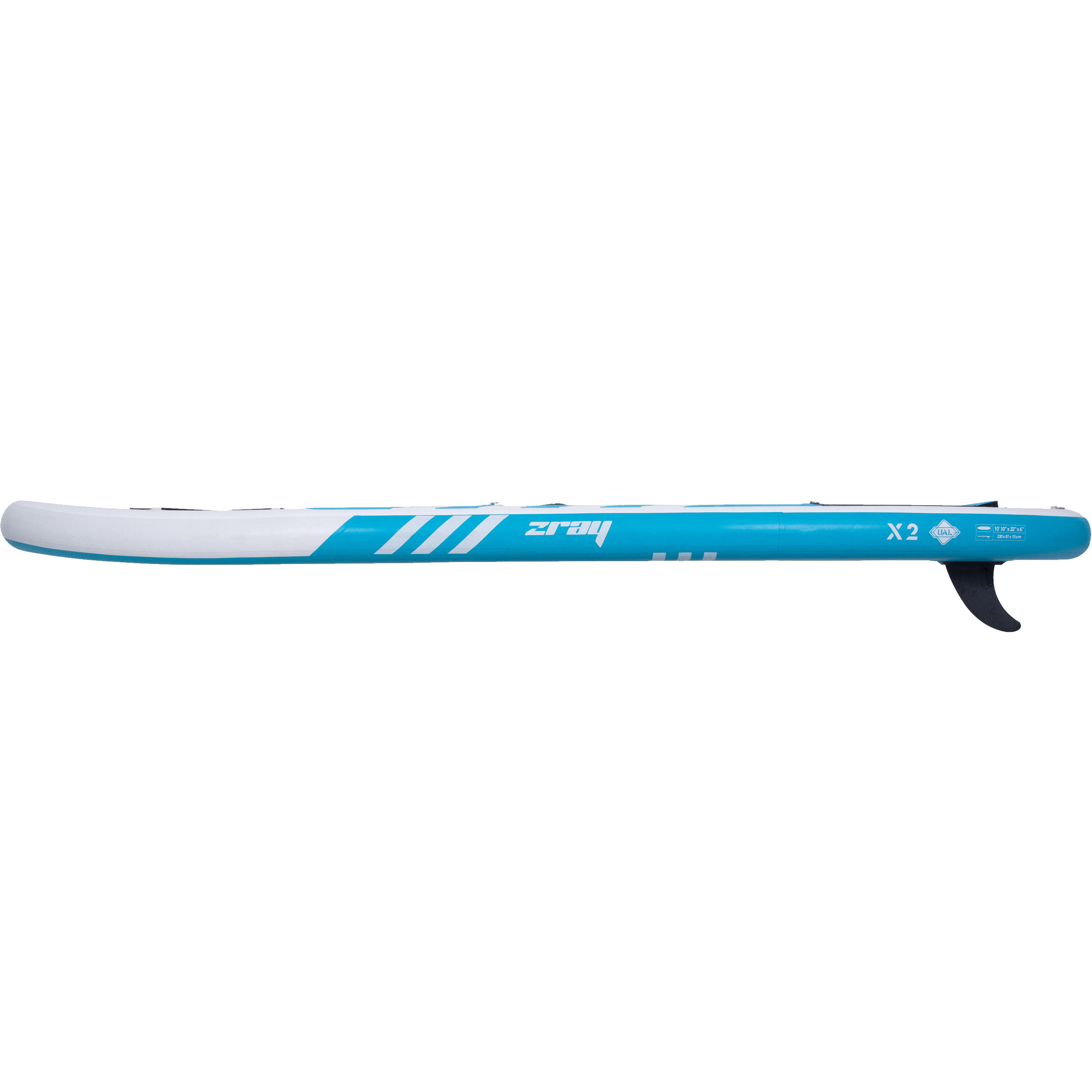 Stand Up Paddle Board X2 330 x 81 x 15 cm blau SUP Komplettset mit Zubehör 7/7