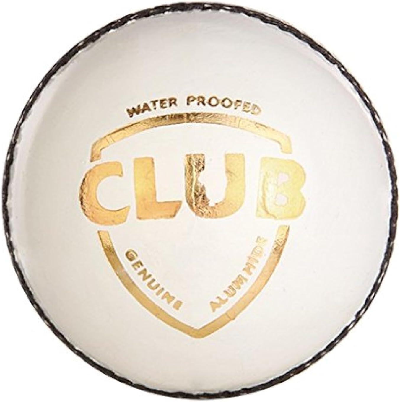 SG SG Club Cricketbälle (Rot) | Wasserfester Lederball