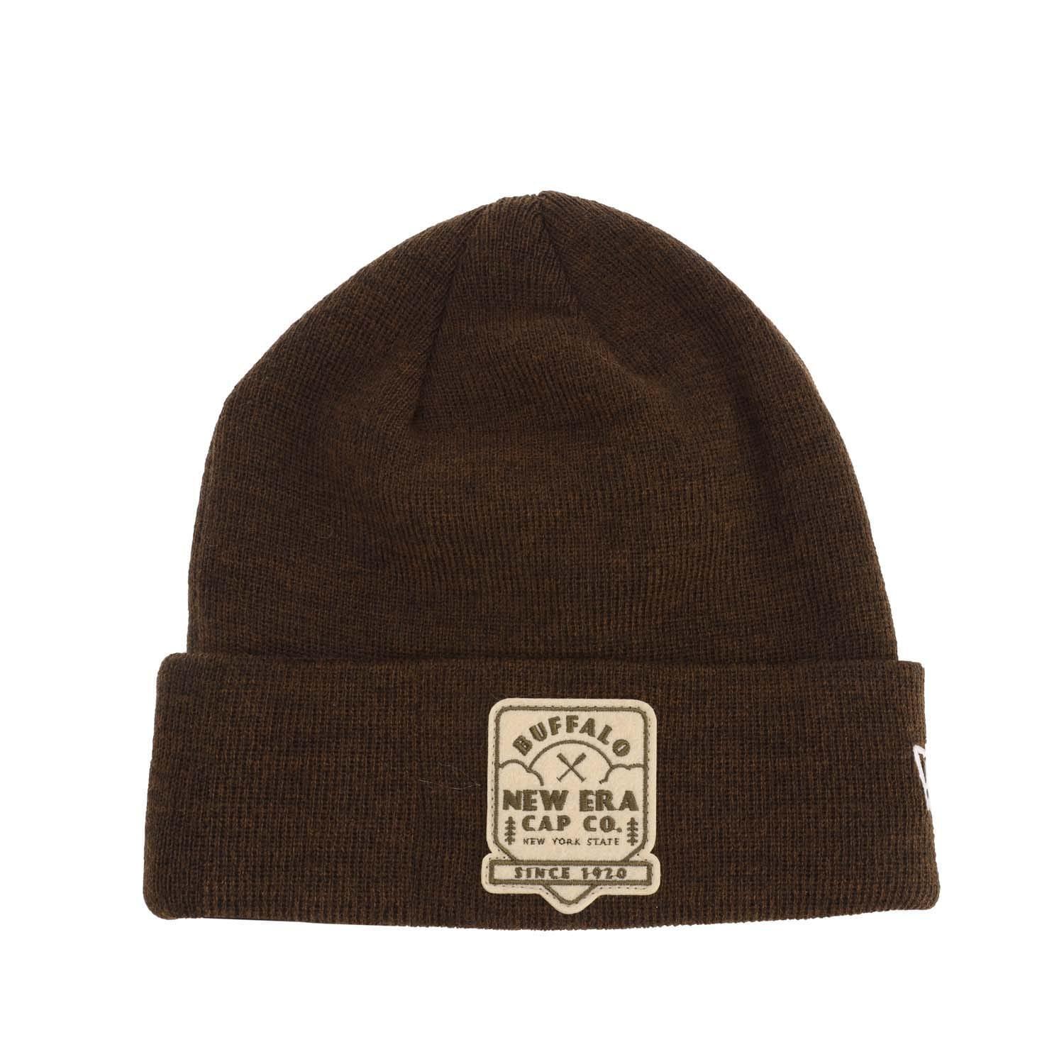 NEW ERA Knitted Cuff Beanie (Brown)