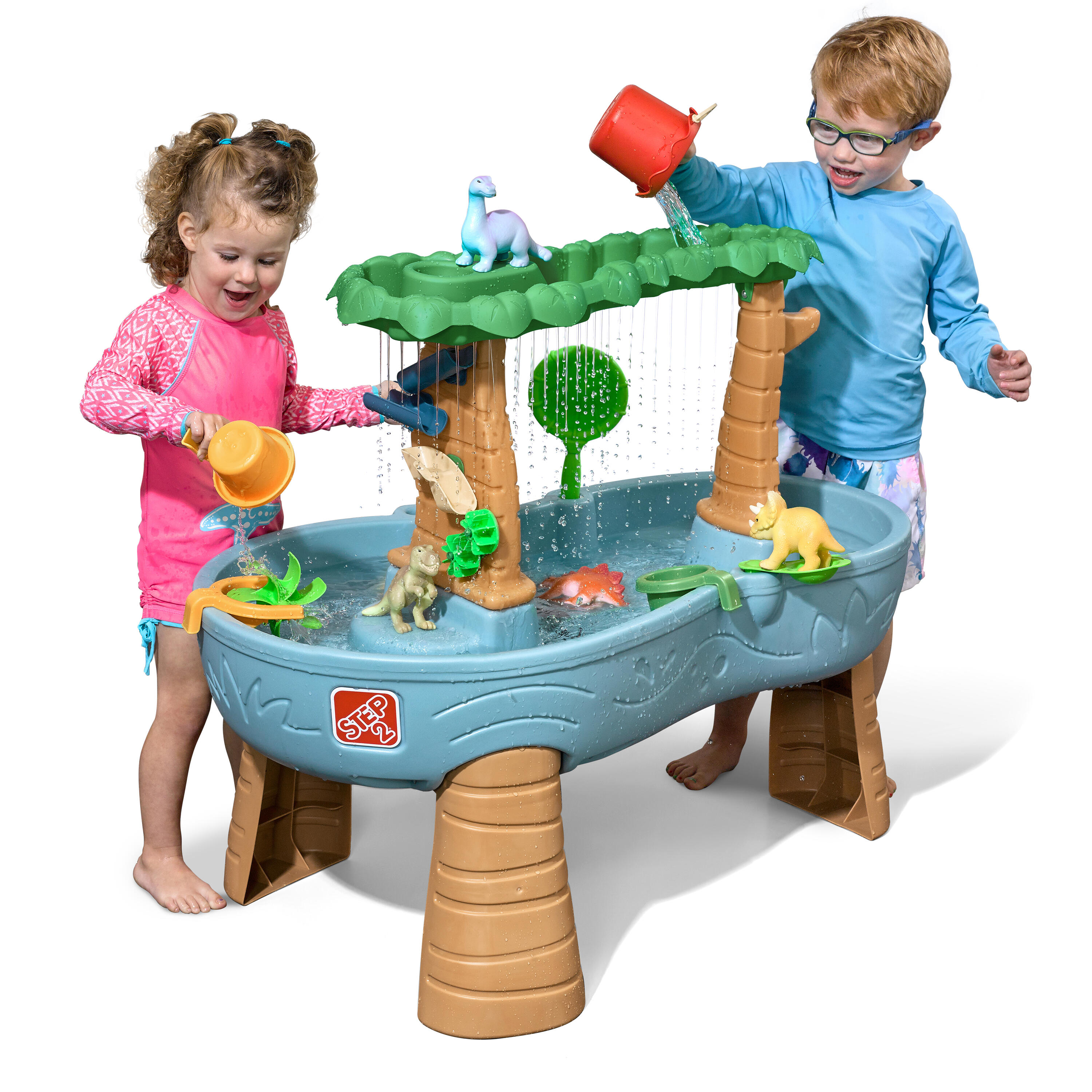 Sand and Water Table Dino Showers with 7 accessories 3/7