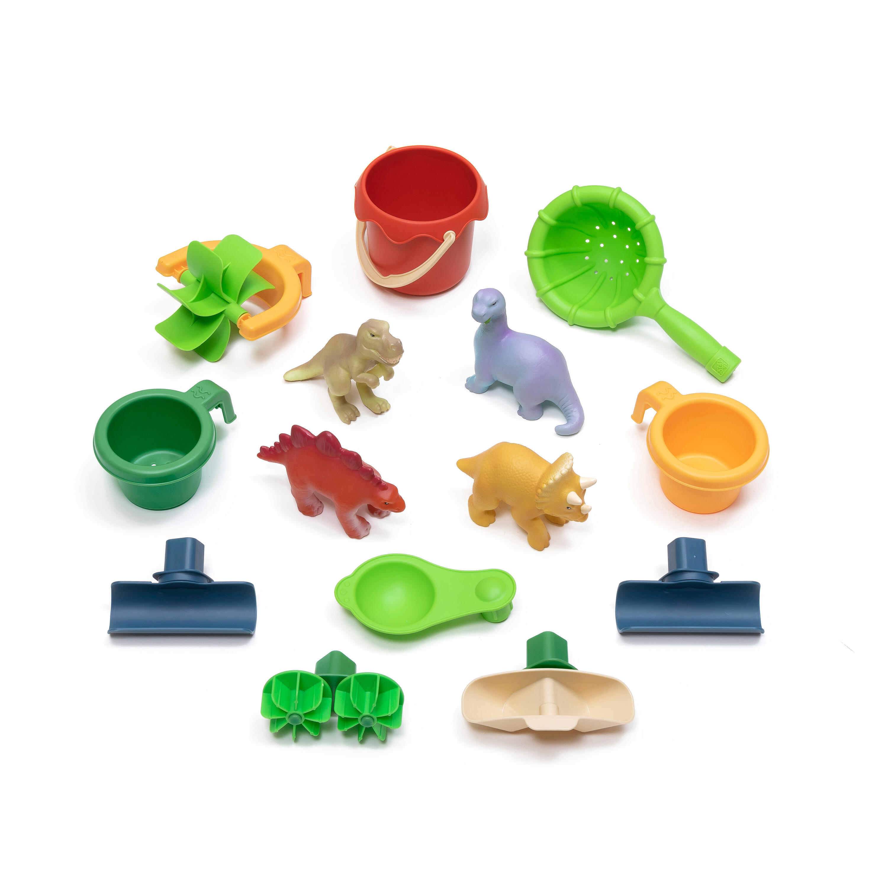 Sand and Water Table Dino Showers with 7 accessories 2/7