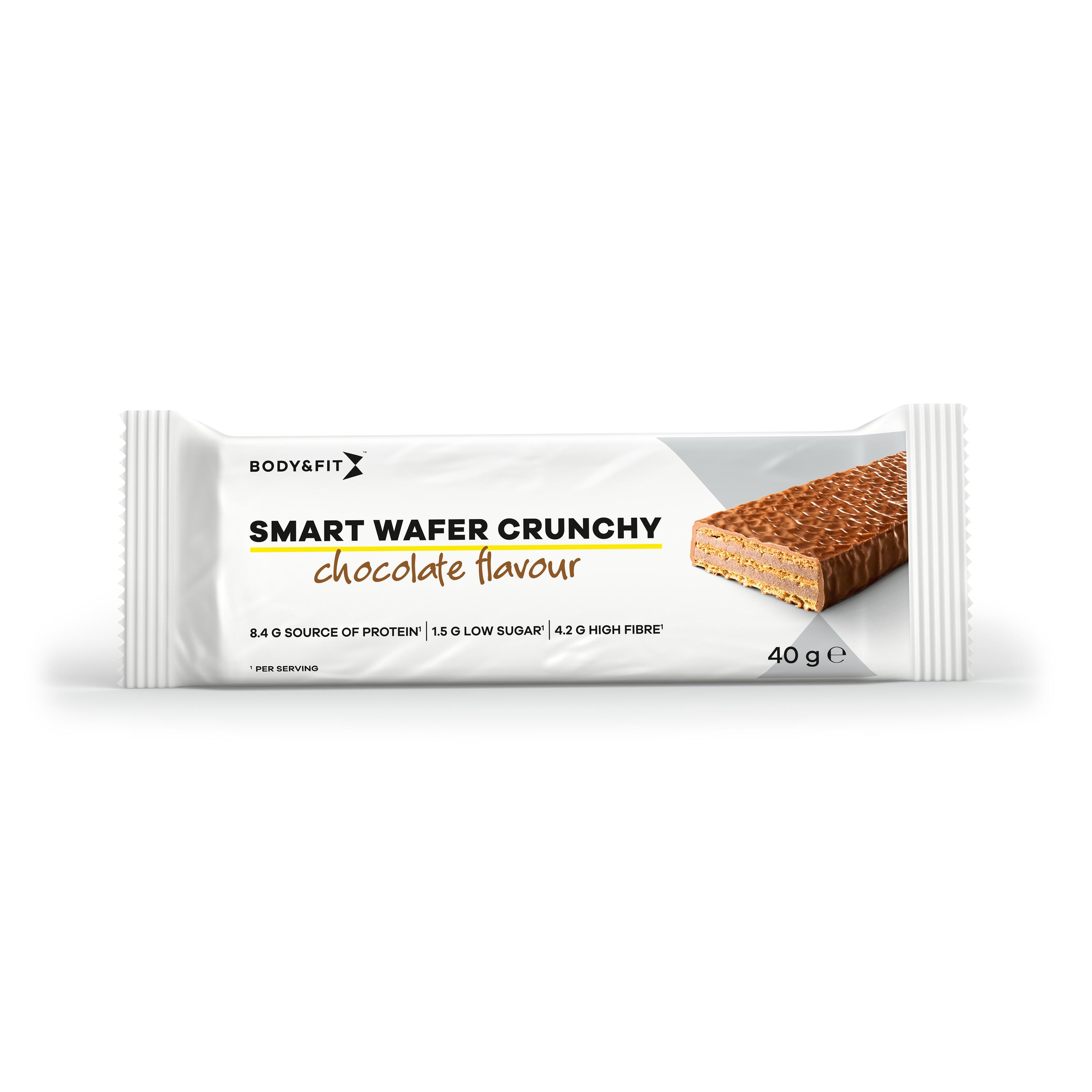 BODY&FIT Smart Crunchy Wafels - Chocolate - 480 gram (12 wafels)