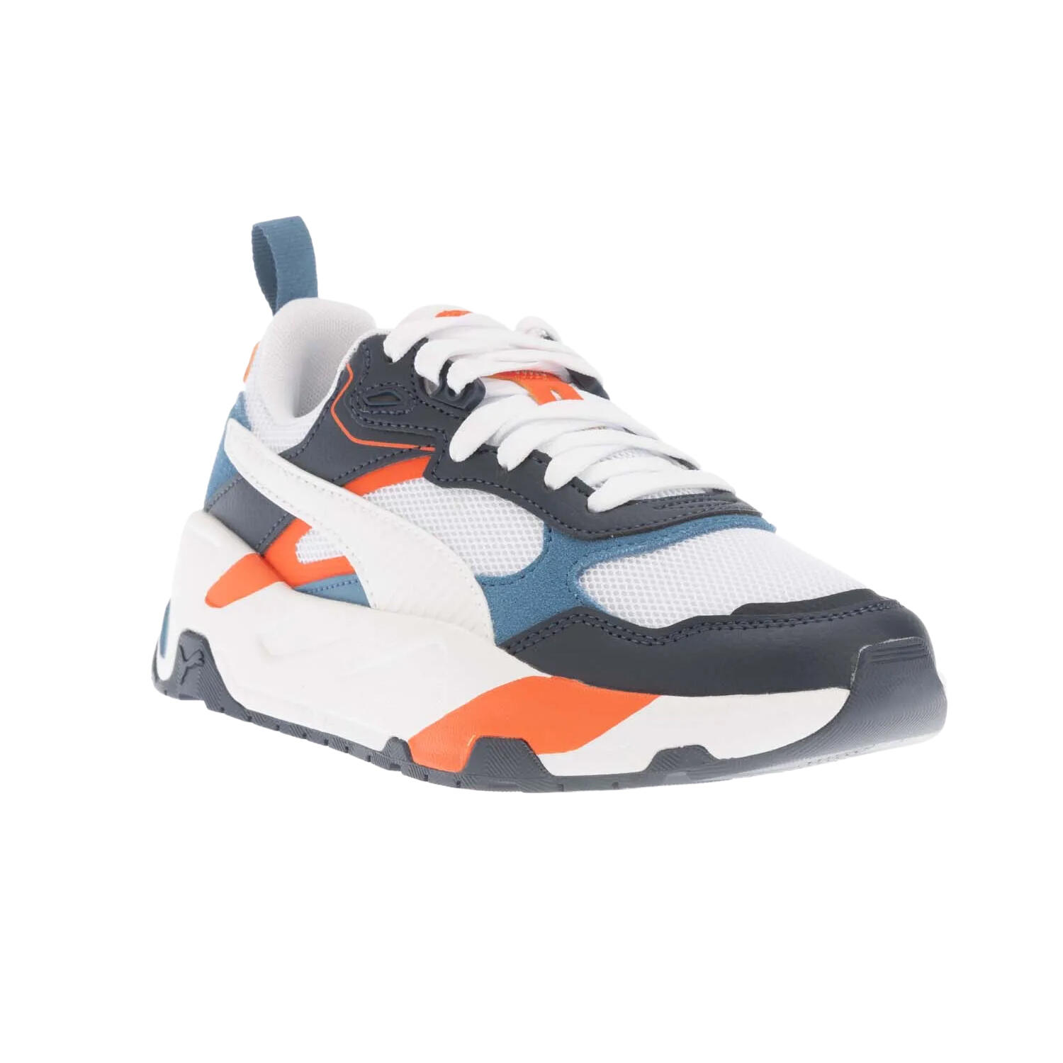 Childrens/Kids Trinity Logo Trainers (Navy) 1/4