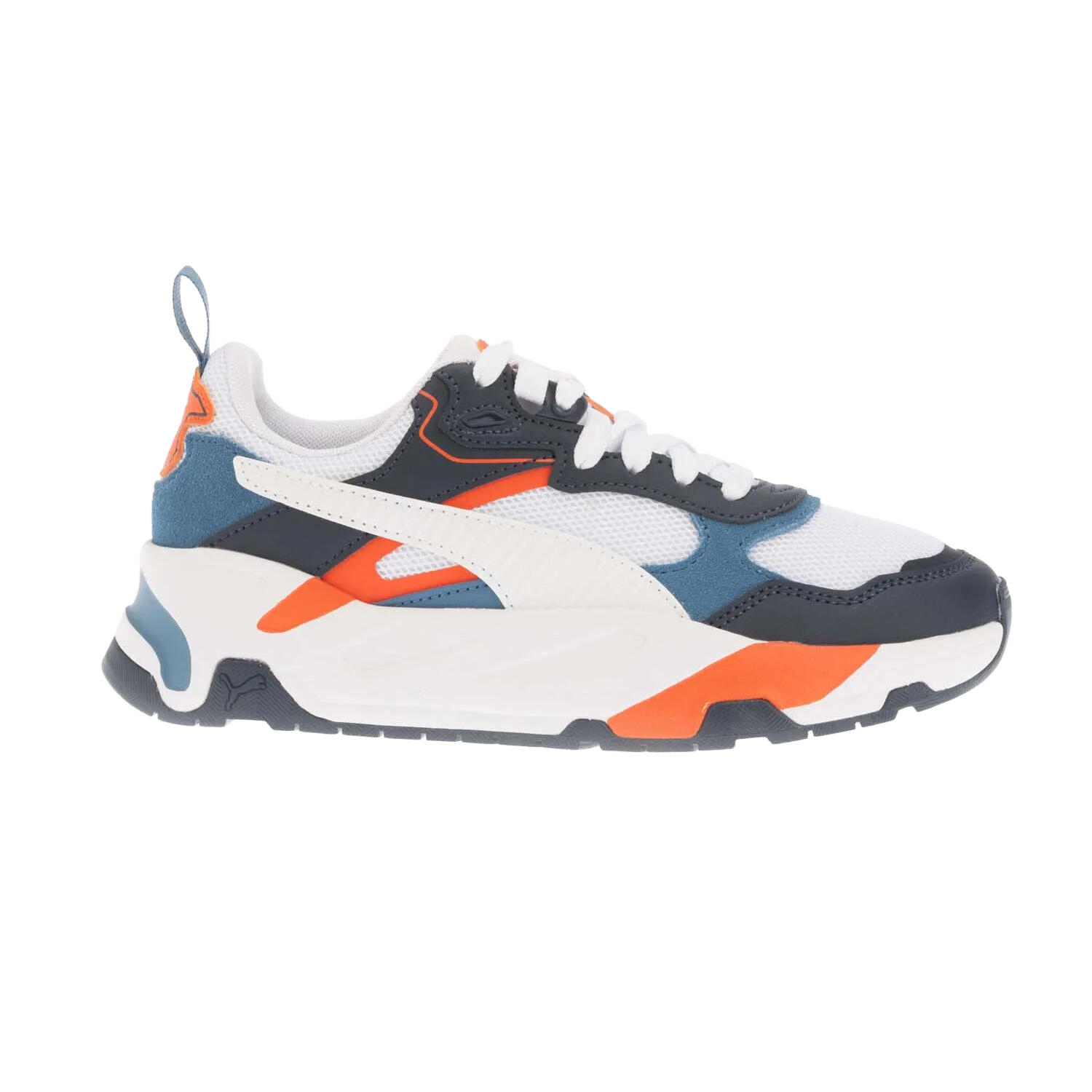 Childrens/Kids Trinity Logo Trainers (Navy) 3/4