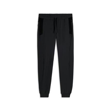 Pantalon de sport avec bandes à la cheville et détails contrastés