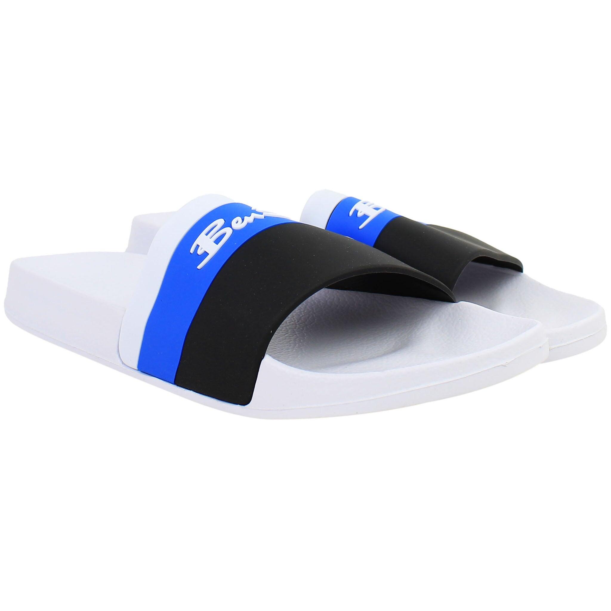 Ben Sherman Fistral Mens White Sliders 2/5