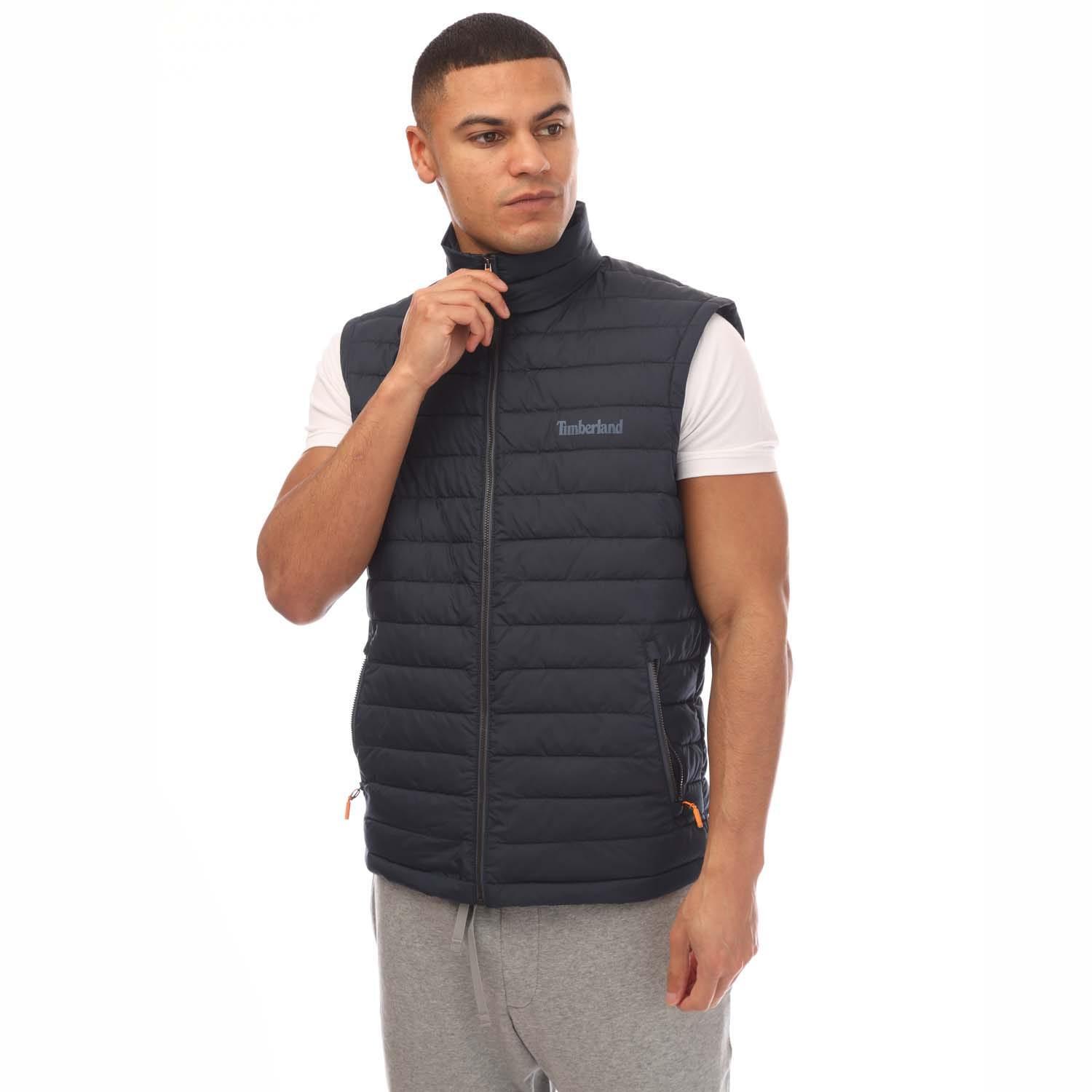 Mens Axis Peak Durable Water Repellent Gilet (Navy) 1/4