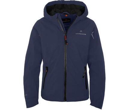 Regenjacke leicht wattiert, 12000 mm Wassersäule Schwarz