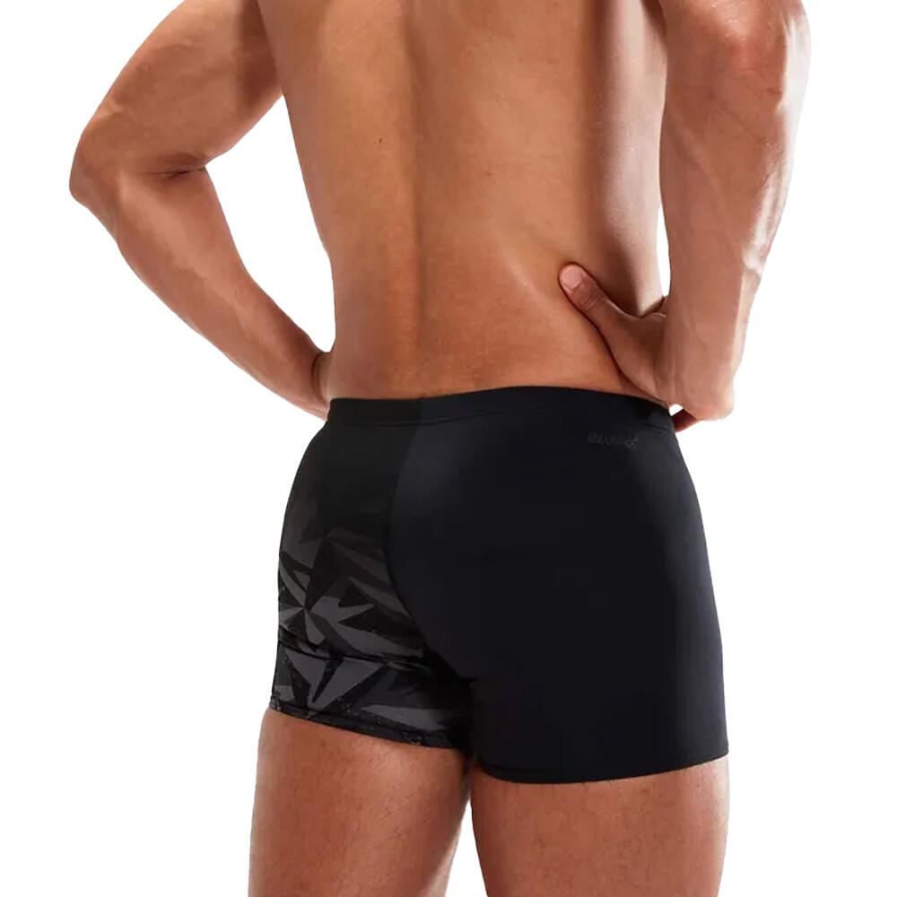 Mens VCut Swim Shorts (Black/Grey) 2/3
