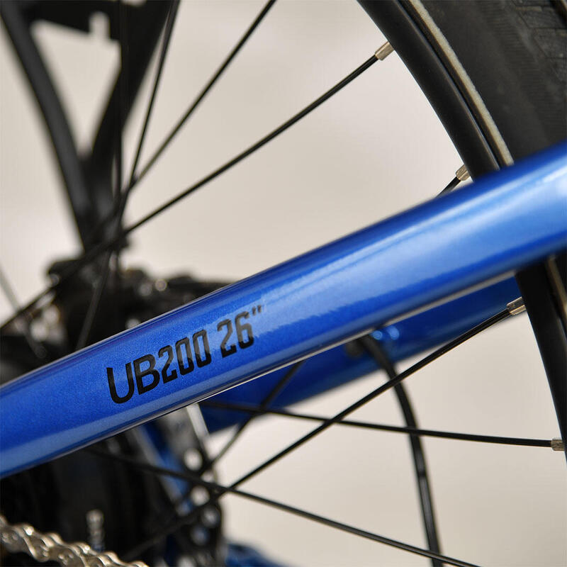 Rower elektryczny Ebike UB200 z pełnym zawieszeniem 26" Zasięg do 140 km