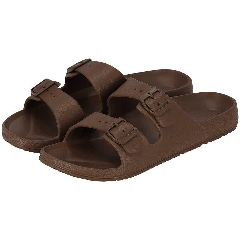 Xq Footwear - Sandales/tongs - Homme - Sandales Homme - Chaussons Homme - Chausson - Marron - Decathlon