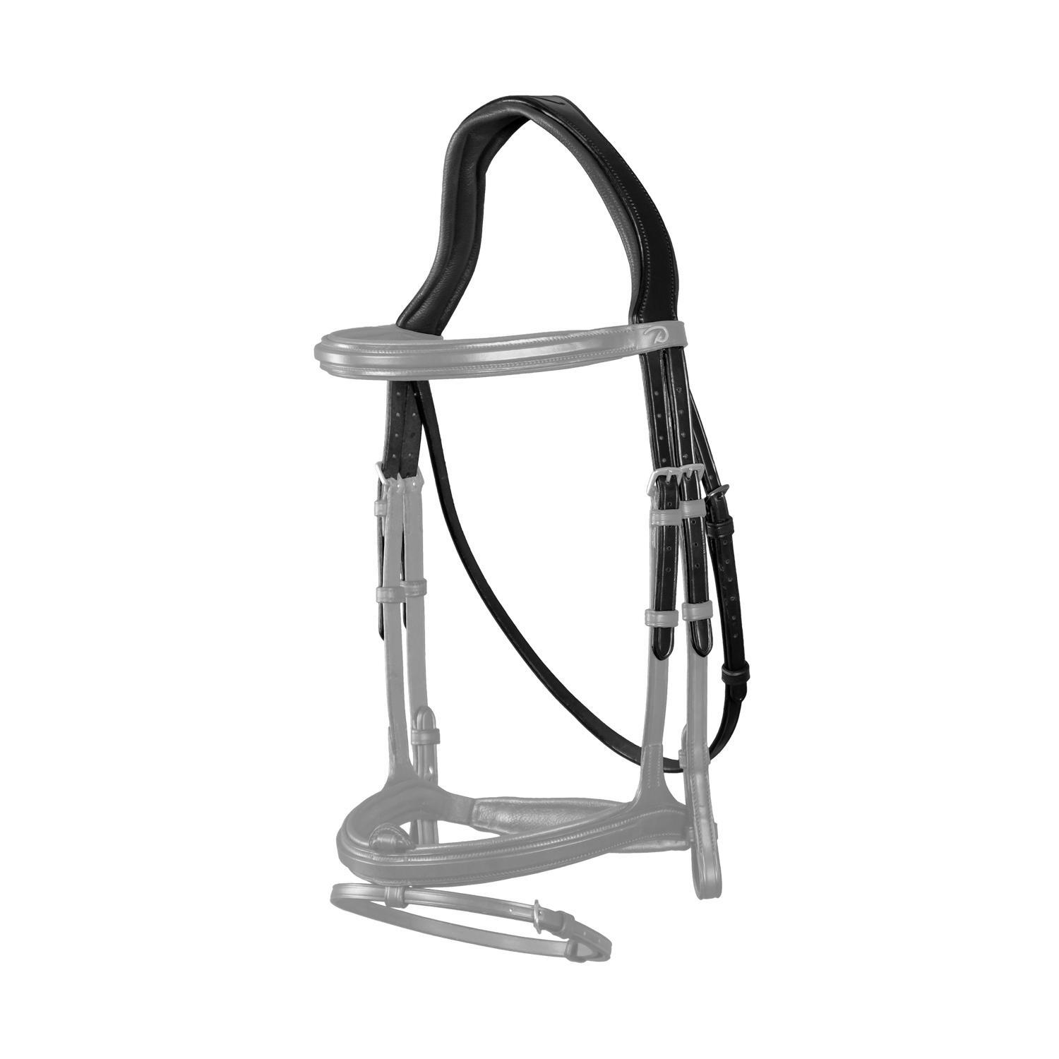 KENTUCKY HORSEWEAR Kopstuk met keelriem Zwart Pony