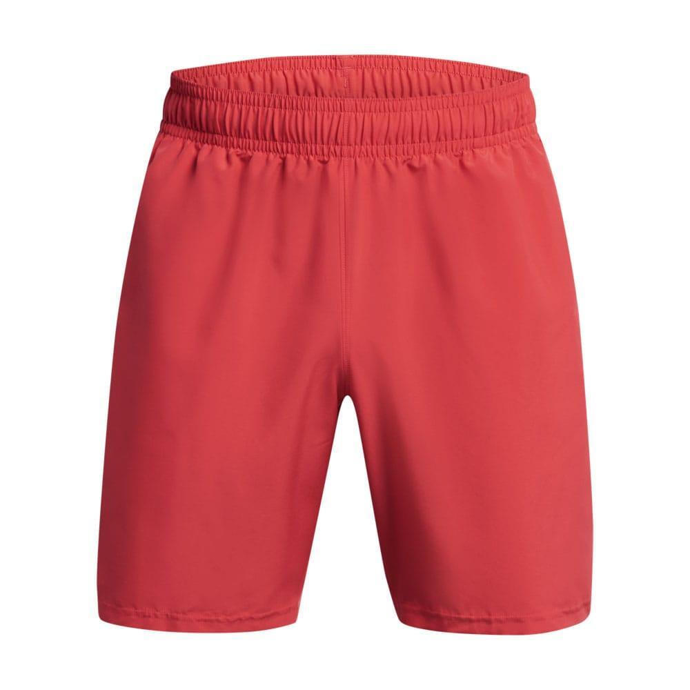 UNDER ARMOUR Mens Tech Wordmark Woven Shorts (Red)
