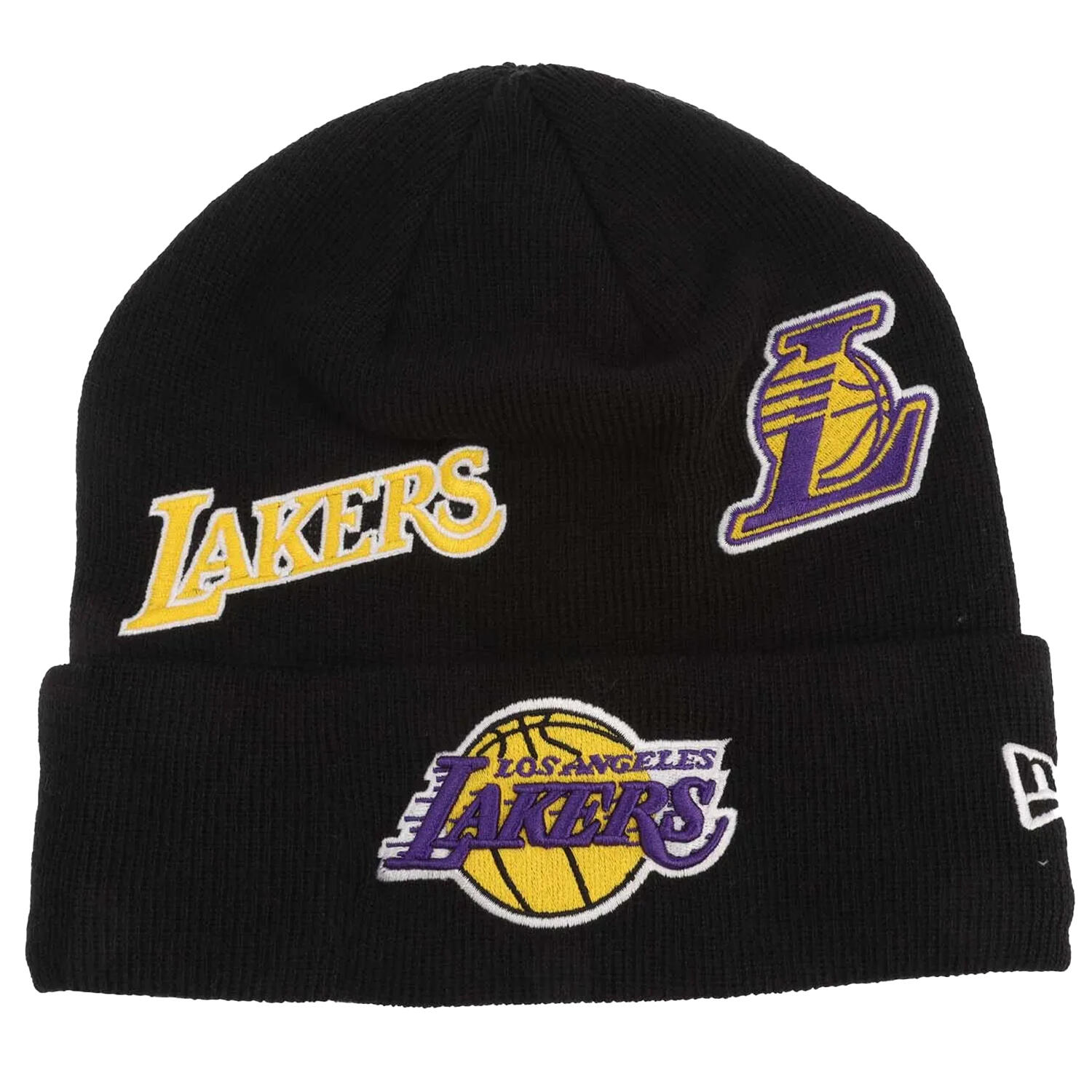 LA Lakers Multi Patch Beanie (Black) 1/3