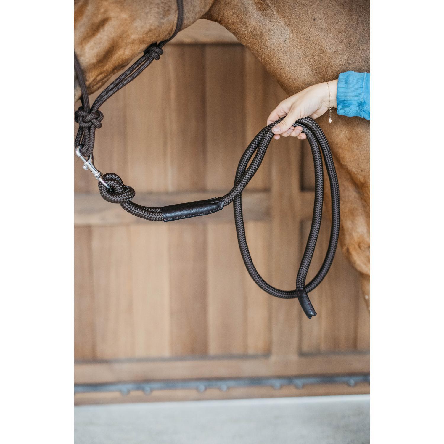 KENTUCKY HORSEWEAR Halstertouw Buffelleer - 200 cm - Bruin