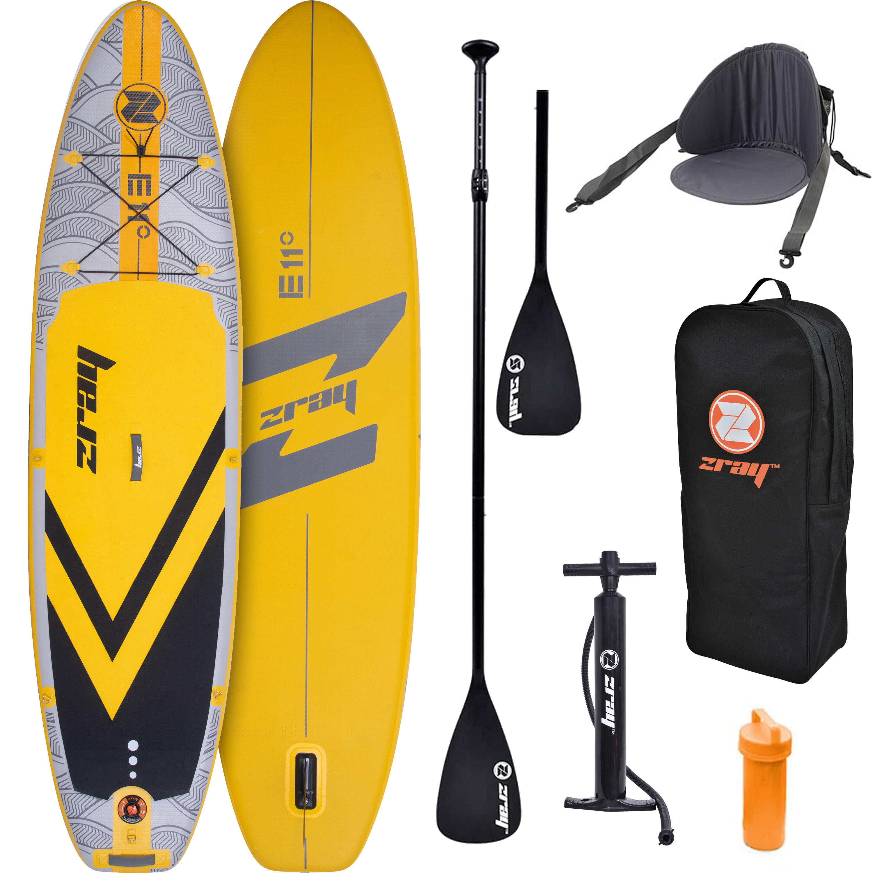 ZRAY ZRAY E11 SUP/Kajak Combo-Set 335 cm, 122 kg Tragkraft, mit Sitz und Paddel