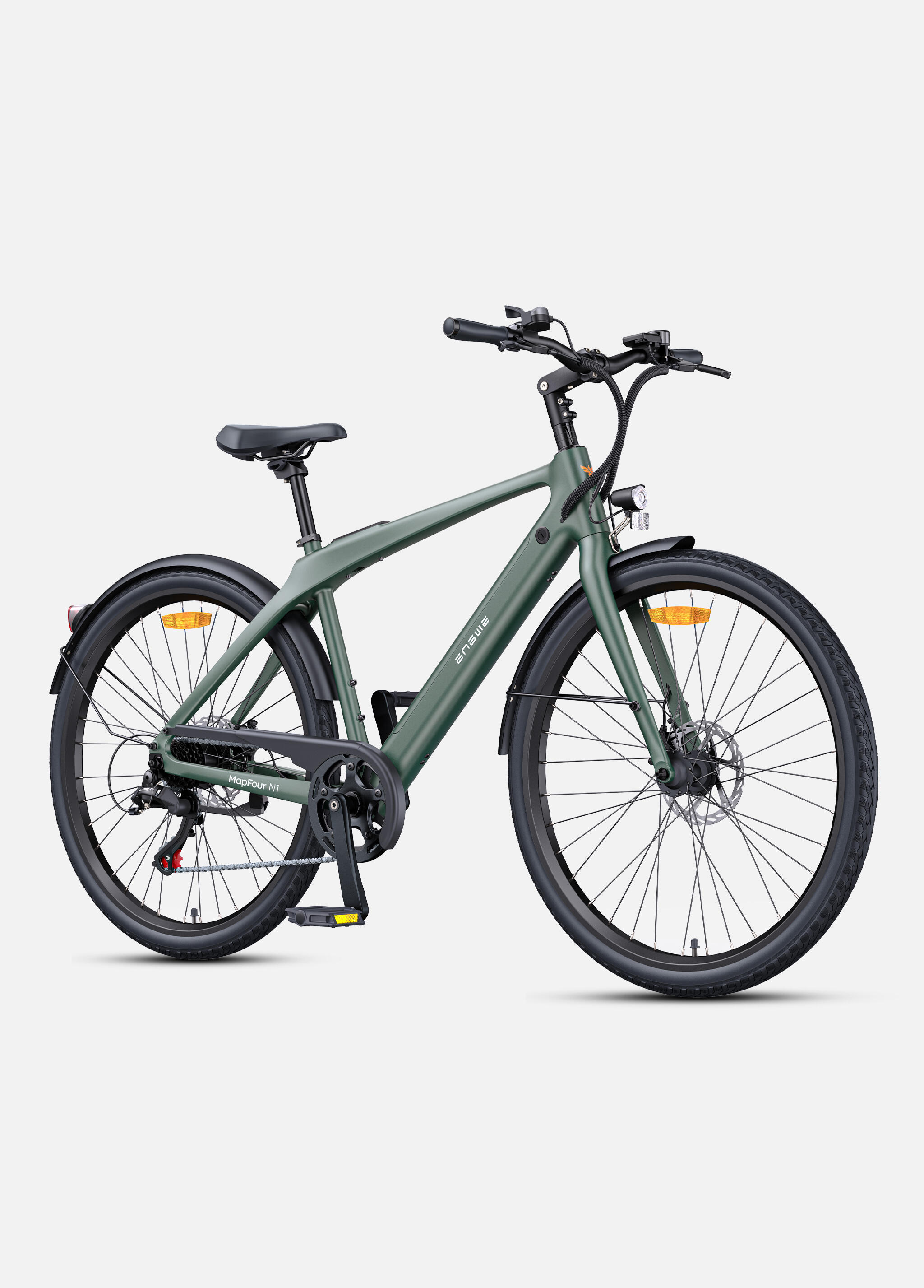 ENGWE Mapfour N1 Air, carbon fiber, stads-e-bike, 250 watt motorvermogen 4/7