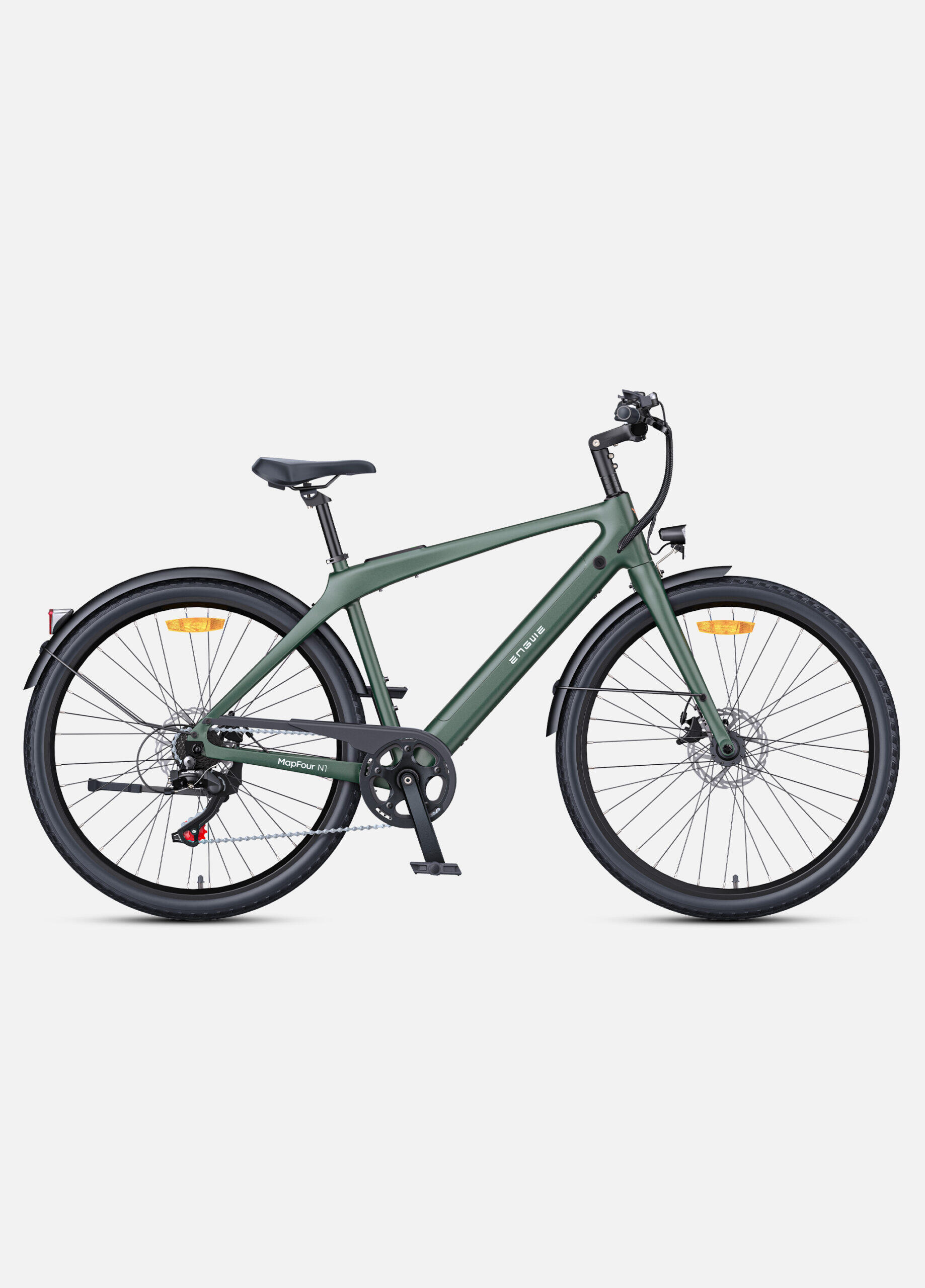ENGWE ENGWE Mapfour N1 Air, carbon fiber, stads-e-bike, 250 watt motorvermogen
