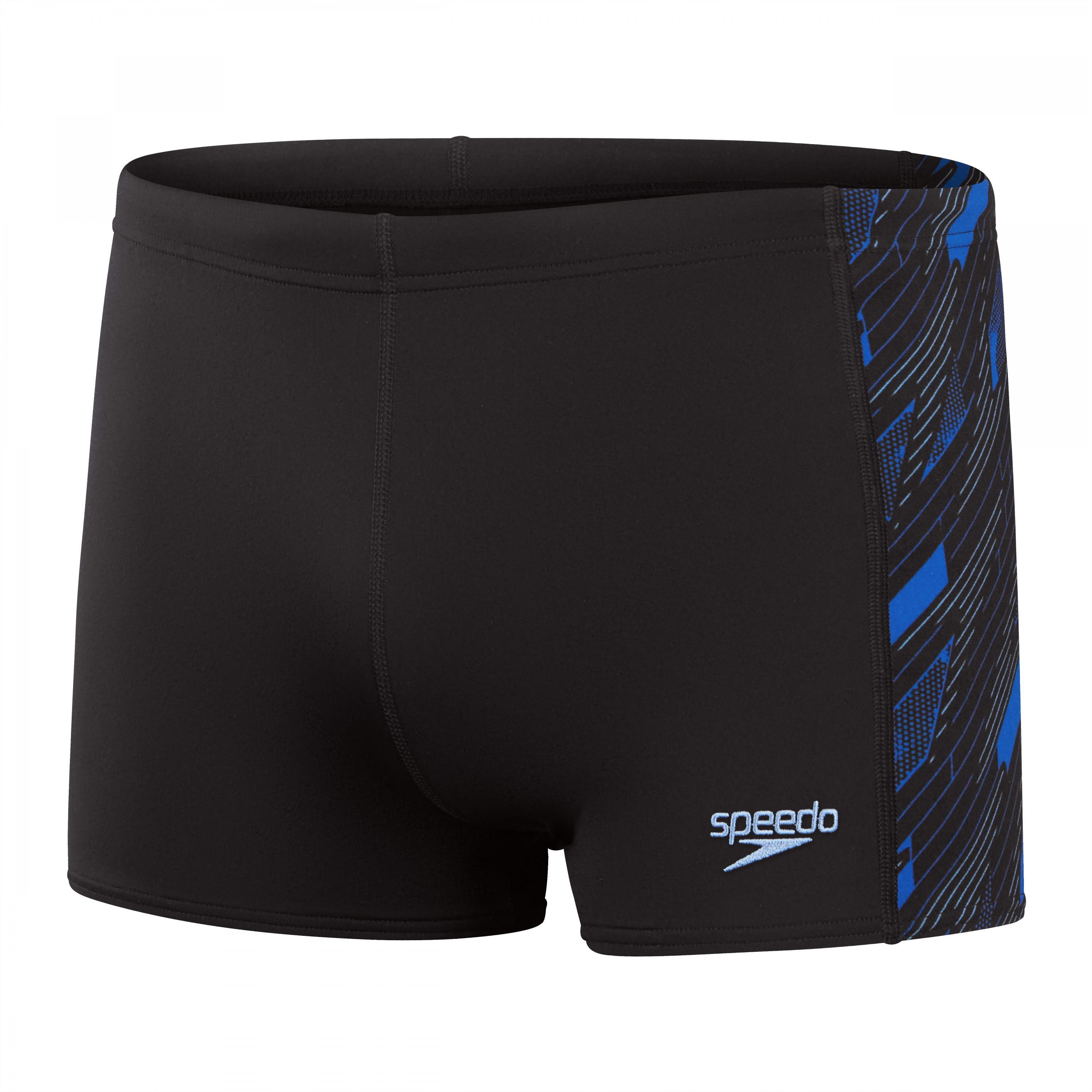 SPEEDO Mens Hyper Boom Splice Shorts (Black/Blue)