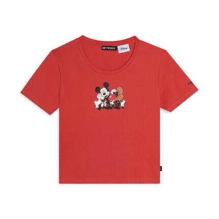 T-shirt court coupe slim Mickey Mouse