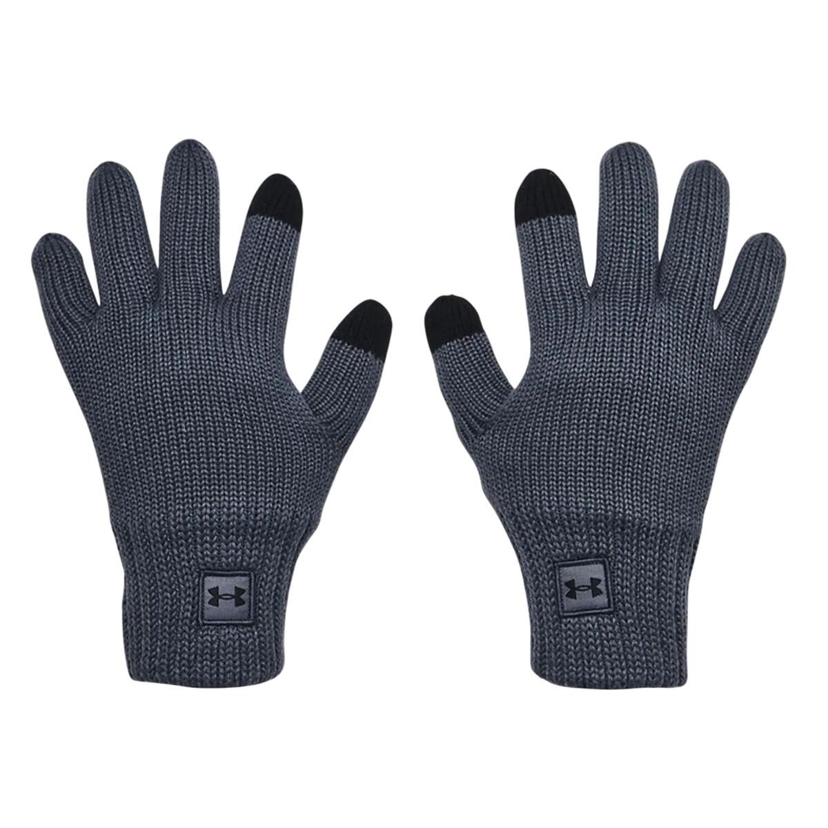 Halftime Full Finger Wool Winter Gloves (Grey) 1/2