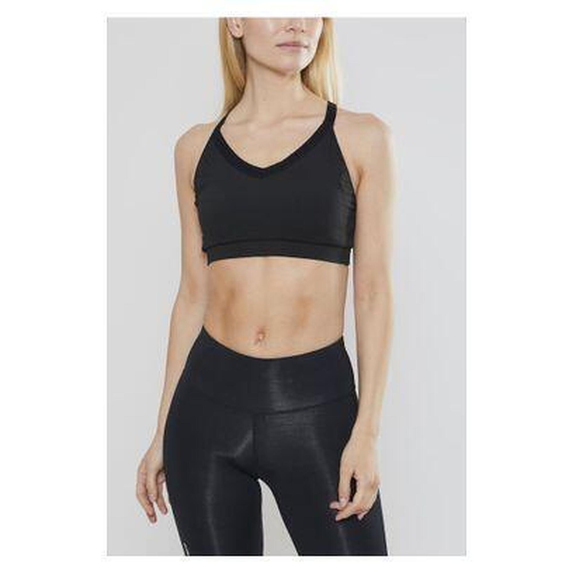 Bustieră sport Craft Motion Bra - neagră | strat de bază
